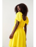 Airy yellow Spanish dress 03045 - Online store - Boutique